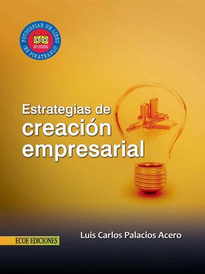 cover image of Estrategias de creación empresarial--1ra edición